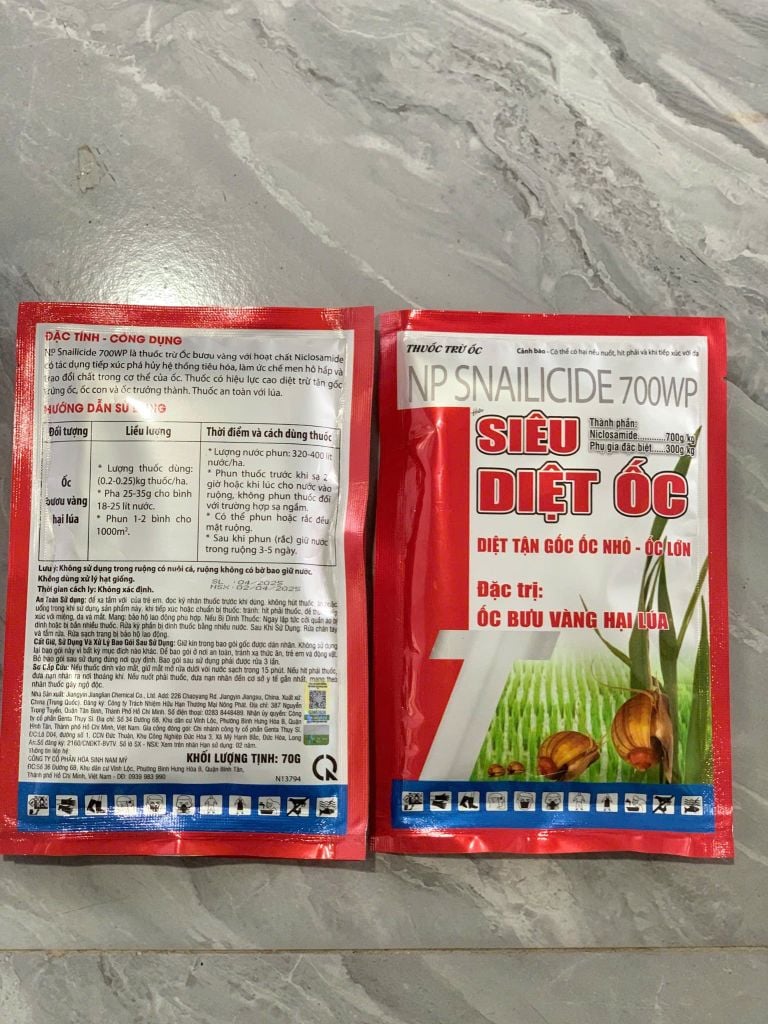CÁC SẢN PHẨM TRỪ ỐC BƯƠU, ỐC SÊN, ỐC MA, ỐC KIM