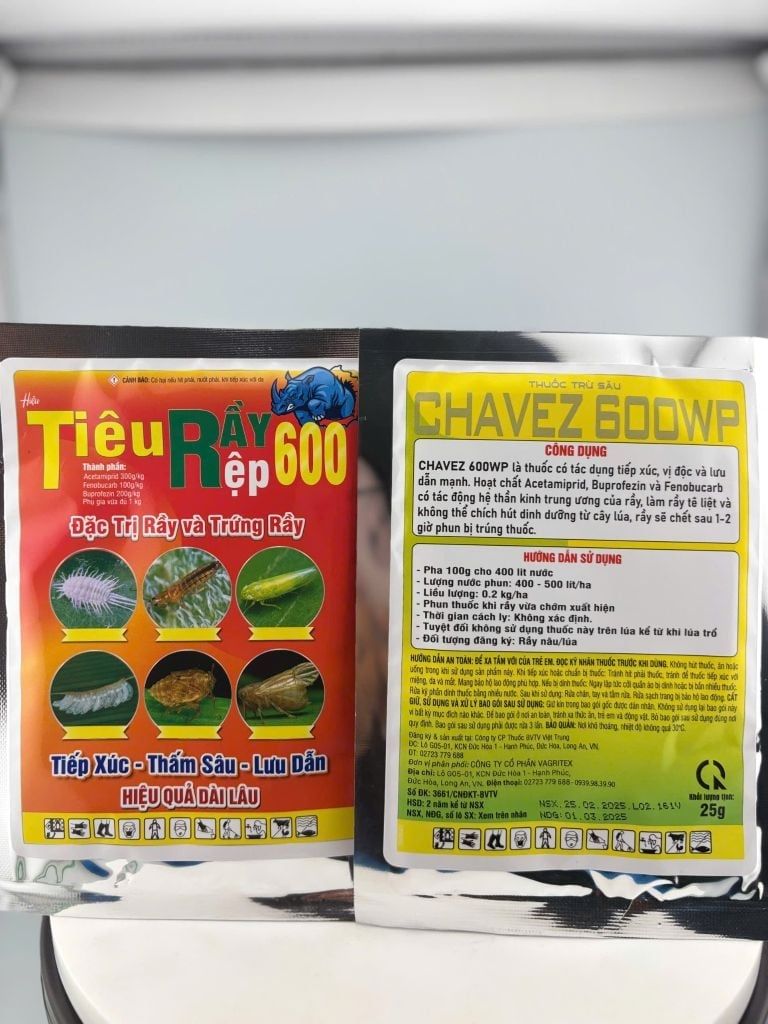 (Cây Đào) Combo thuốc trừ bọ trĩ, rệp sáp và rầy xanh trên cây đào, không nóng, mát bông, mát cây