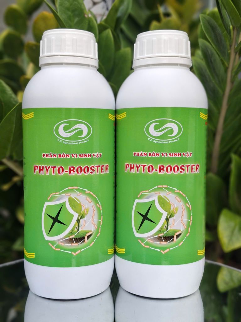 (Chai 1 Lít) Phân Bón Vi Sinh Vật PHYTO-BOOSTER: Kích thích tăng trưởng, rễ mạnh, cây lớn nhanh, tăng sức đề kháng cho cây, hạn chế sâu bệnh. Cải tạo đất, tăng độ phì nhiêu cho đất trồng