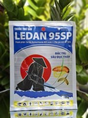 (Gói 100g) Ledan 95SP, Cartap Hydrochloride 95%: đặc trị sâu đục thân, rầy xanh sầu riêng, sâu đục thân, ruồi, bọ trĩ, bọ cánh cứng