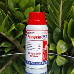 Famycin USA 150SL (200ml): Đặc trị vi khuẩn gây thối nhũn, Thán thư - thối cuống, thối trái, thối nhũn, bạc lá, cháy bìa lá, chứa kháng sinh Streptomycin