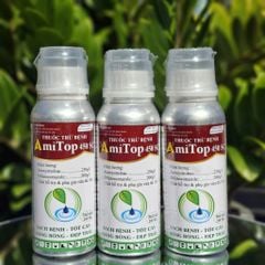(Chai 100ml-240ml) Thuốc trừ bệnh AMITOP 450SC - Phòng trị bệnh đốm lá, sương mai, thán thư, thối trái trên rau màu, khổ qua, bầu bí dưa chuột, dưa leo, phóng đọt, mập đọt, không nóng