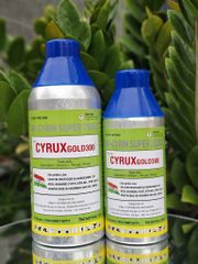 (500ml & 1L) Cyrux Gold 300Ec 1 lít, Np-Cyrin Super 250Ec 1L: trừ Sâu đầu đen hại dừa, sâu cuốn lá lúa, sâu xanh hại đậu tương, rệp sáp cà phê