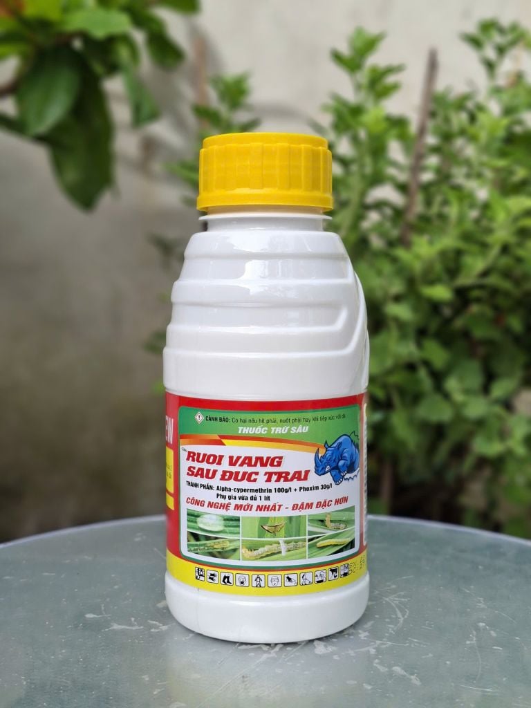 Diệt triệt để Sâu đo và sâu lông gây hại trên sầu riêng [Chai 450ml - KASAKIUSA 130EW] hiệu RUỒI VÀNG - SÂU ĐỤC TRÁI: dạng nước sữa, mát cây. Diệt sạch sâu -Bảo vệ cơi đọt non và bông