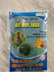 (Metaldehyde 18%w/w) Thuốc trừ ốc hiệu ỐC MỒI 18gr dạng bã mồi cải tiến, diệt sạch ốc nhỏ, ốc lớn