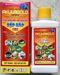 Rệp sáp 1102 450ml, Akulagold 260EW:  đặc trị sâu đục thân, muỗi hành,  rầy phấn trắng lúa, bọ trĩ gây hại lúa
