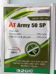 Thuốc AT ARMY 50SP trừ rầy phấn trắng đậu bắp, thuốc trị rầy xanh trên đậu bắp