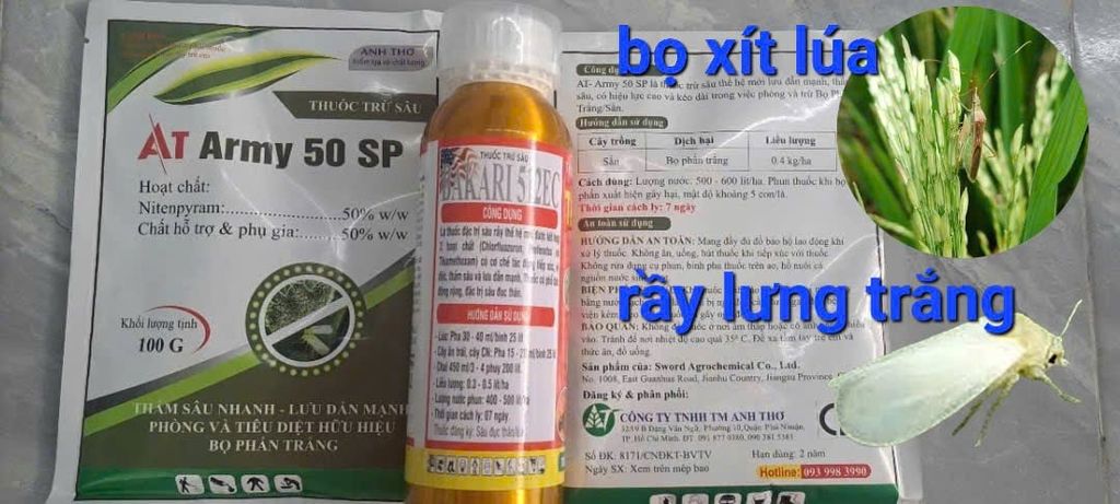 TH SÂu 512 (400ml) Phòng trừ, diệt sâu đục thân lúa, bọ trĩ, bọ xít hôi/ bọ hút chích bông lúa, rầy phấn trắng, muỗi hành hại lúa