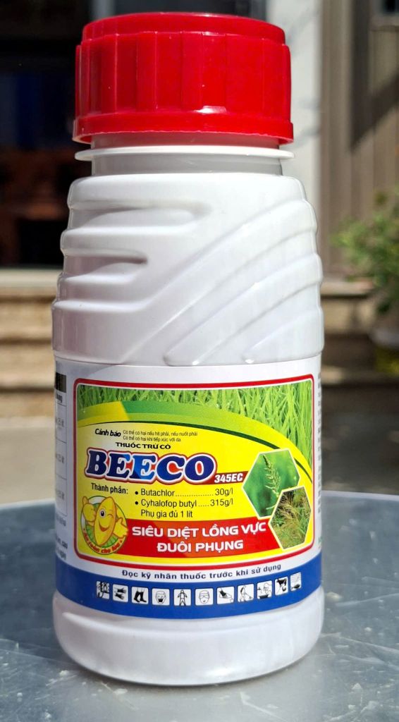 Cỏ sót Beeco 345 240ml: trừ cỏ lồng vực, cỏ đuôi phụng, cỏ gạo trên lúa