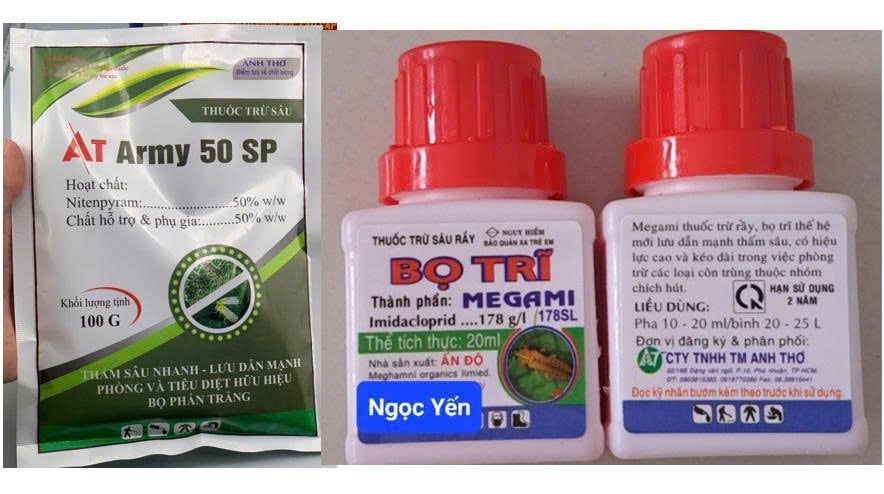 Thuốc chuyên trừ bọ trĩ gây hại trên cây Ớt, không nóng, mát cây và mát bông, trái ớt