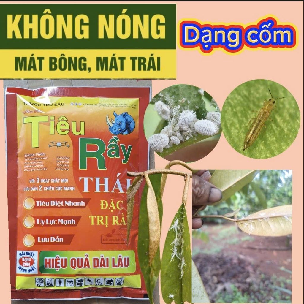 (100g) Thuốc trừ sâu BOMBI GOLD 500WG - hiệu Tiêu Rầy Thái 100gam - DẠNG CỐM - MÁT CÂY
