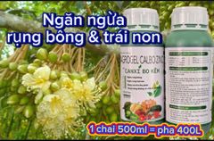 (500ml) Phân bón lá canxi bo kẽm 500ml: ngăn ngừa rụng bông, ngăn ngừa rụng trái non, nâng cao tỷ lệ thụ phấn