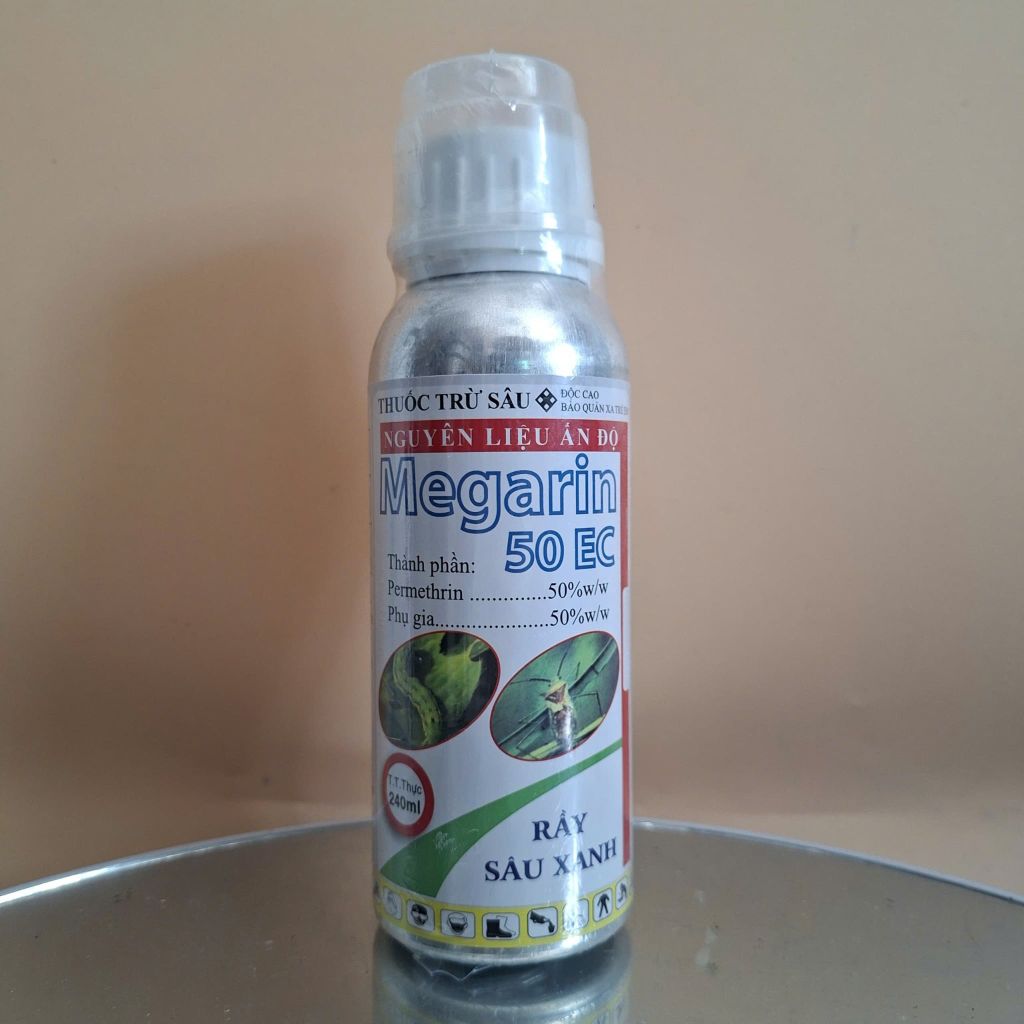 (240ml - 480ml) Thuốc trừ sâu MEGARIN 50EC: Trị rầy thánh giá, Bọ Xít muỗi gây hại sầu riêng, bọ xít muỗi gây hại điều/ ca cao, Sâu Xanh đậu tương