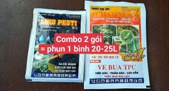 Combo diệt bọ nhảy trên rau cải: LINO PESTI 25ML VÀ SÂU VẼ BÙA TPC 20G: hạ gục nhanh, hiệu lực kéo dài, an toàn mát cây