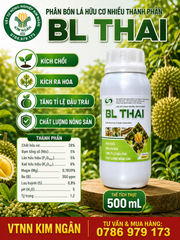 (Chai 500ml) Phân Bón Hữu Cơ TP BL THAI 500ml/Chai - Kích chồi, kích ra hoa, tăng tỉ lệ đậu trái, tăng chất lượng nông sản