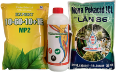 Bộ Tạo Mầm Sầu Riêng Nghịch Vụ 2025, Siêu Lân Đỏ 1L, Gói 10-60-10 1kg & Gói Lân 86 1kg Nova