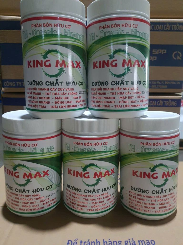 (Pha 500L nước) Phân bón hữu cơ TN - ORGANIC King Max 1kg : Kích rễ mai vàng, phục hồi bộ rễ suy yếu - kích rễ mạnh, bật rễ mạnh