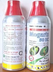 (480ml) Thuốc trừ sâu MEGARIN 50EC: Trị rầy thánh giá, Bọ Xít muỗi gây hại sầu riêng, bọ xít muỗi gây hại điều/ ca cao, Sâu Xanh đậu tương