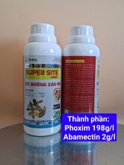 (Chai 480ml) Thuốc Trừ Sâu SUPER SITE 200EC: Bít Đường Sâu Hại, diệt sâu bằng 4 cơ chế tiếp xúc, vị độc, thấm sâu, xông hơi.