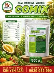 (Túi 500g) Phân bón trung - vi lượng COMIX: xanh cây, dày lá, phòng bệnh vàng lá, tăng năng suất