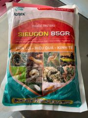 Rải gốc Sieugon 85gr (1kg) - hiệu Siêu Nhân 1kg: Trừ sâu đục thân lúa, tuyến trùng, sâu đất, bọ dừa, đuông dừa
