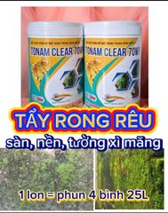 (Tẩy rong rêu cây mai kiểng) Tẩy rong rêu cây mai vàng, tẩy sạch rong chỉ sau 1 lần phun