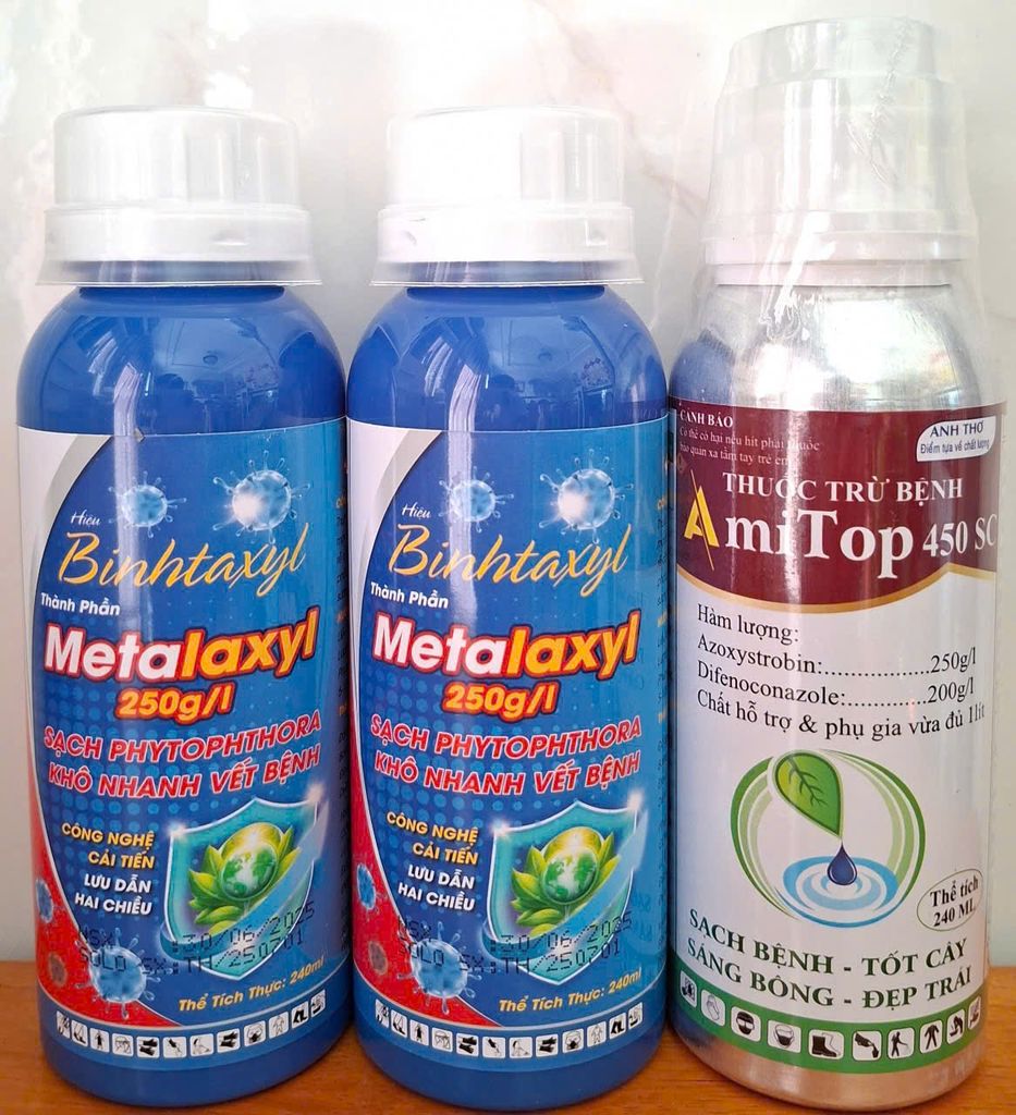 Thuốc trừ bệnh thối trái sầu riêng, không nóng trái, thuốc không bám trái