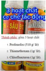 TH SÂu 512 (400ml) Phòng trừ, diệt sâu đục thân lúa, bọ trĩ, bọ xít hôi/ bọ hút chích bông lúa, rầy phấn trắng, muỗi hành hại lúa