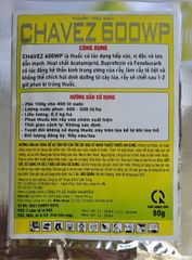 Tiêu rầy rệp 25gam và 80gam, Chavez 600wp: trừ Rầy xanh, rầy nhảy, rầy phấn, rầy nâu, Rệp sáp, bọ trĩ, Bọ Xít - Diệt Trứng Và Côn Trùng Chích Hút