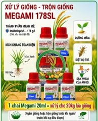 Megami 178sl 20ml : Thuốc xử lý giống, trộn giống, ngâm giống Megami 178sl 20ml như Cruiser Plus: xử lý giống, trừ bọ trĩ trên lúa