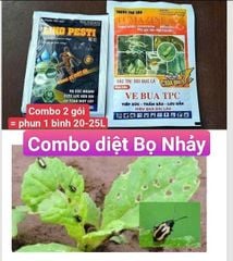 Combo diệt bọ nhảy trên rau cải: LINO PESTI 25ML VÀ SÂU VẼ BÙA TPC 20G: hạ gục nhanh, hiệu lực kéo dài, an toàn mát cây
