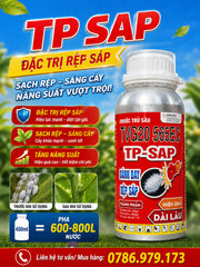 TVG 20 565EC: Trừ rệp sáp, sâu tơ, sâu vẽ bùa, nhện đỏ, sâu lông, sùng hà khoai lang, bọ hà khoai lang