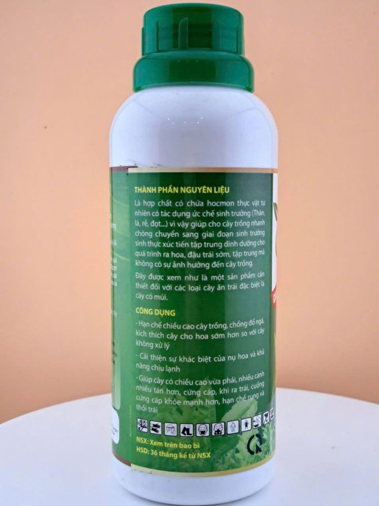 (Chặn đọt sầu riêng) CHẶN ĐỌT 500ml chuyển hóa sinh trưởng sang sinh sản, đứng đọt, đậu trái, không suy cây, không ảnh hưởng cây trồng