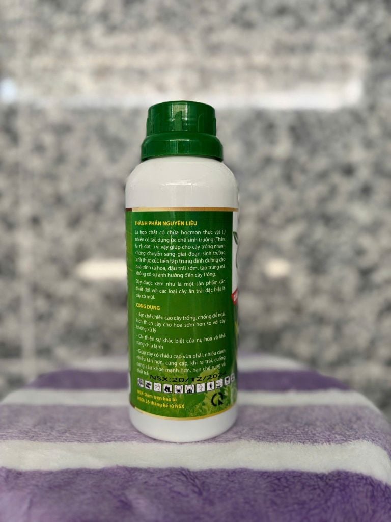 (Chặn đọt sầu riêng) CHẶN ĐỌT 500ml chuyển hóa sinh trưởng sang sinh sản, đứng đọt, đậu trái, không suy cây, không ảnh hưởng cây trồng