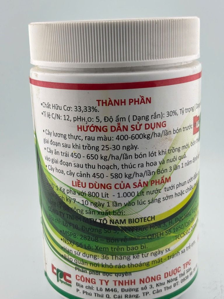 ( 1 KG ) Phân bón hữu cơ TN-ORGANIC - KING MAX: dưỡng chất hữu cơ, phục hồi cây suy vàng, kích ra rễ mạnh, bung đọt nhanh, mập đọt