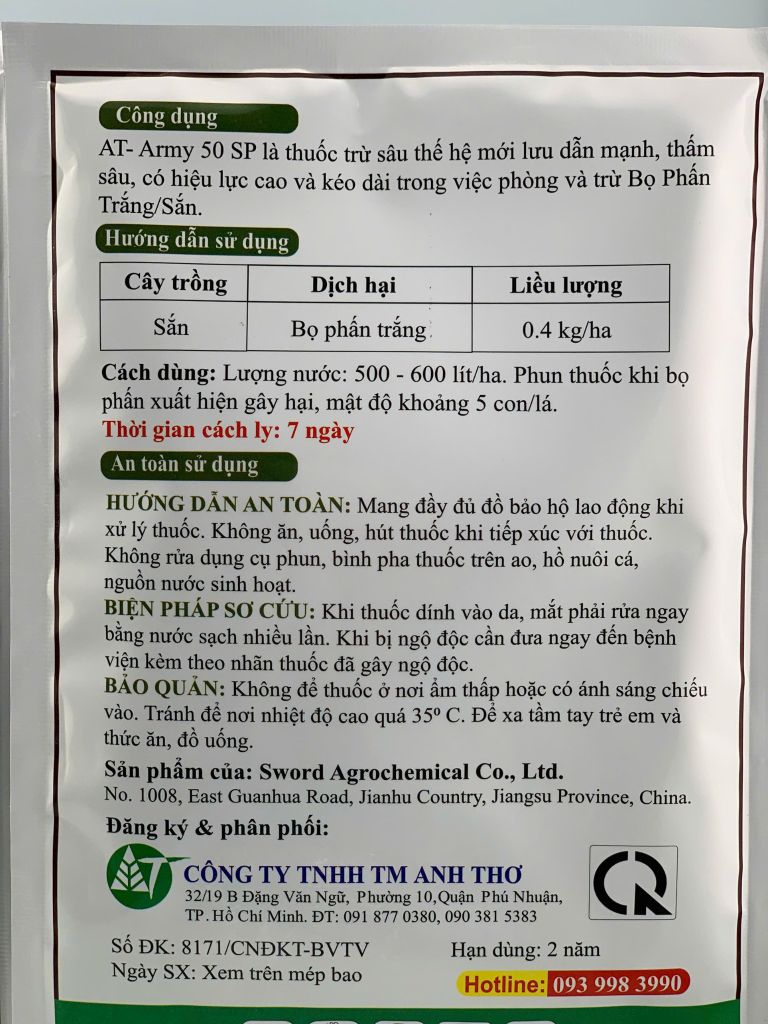 Bộ đôi trừ bọ trĩ mai - Trừ bọ trĩ, rệp sáp, sâu ăn lá và sâu ăn bông trên cây mai