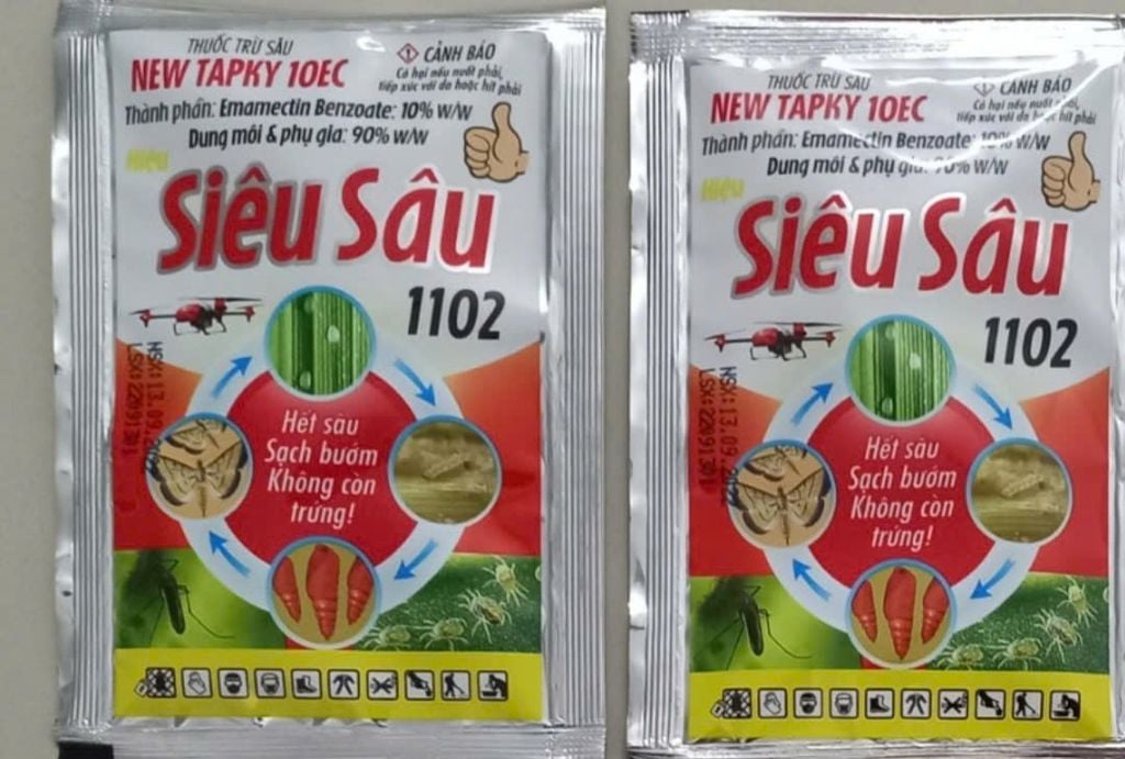 Combo quét sạch rầy xanh, bọ trĩ, rầy nhớt, rầy mềm, rầy phấn trắng, sâu xanh, sâu ăn đọt trên cây dưa leo, dưa hấu, khổ qua,ớt cùng combo sản phẩm AT Army+Tiêu rầy rệp+ Siêu sâu 1102