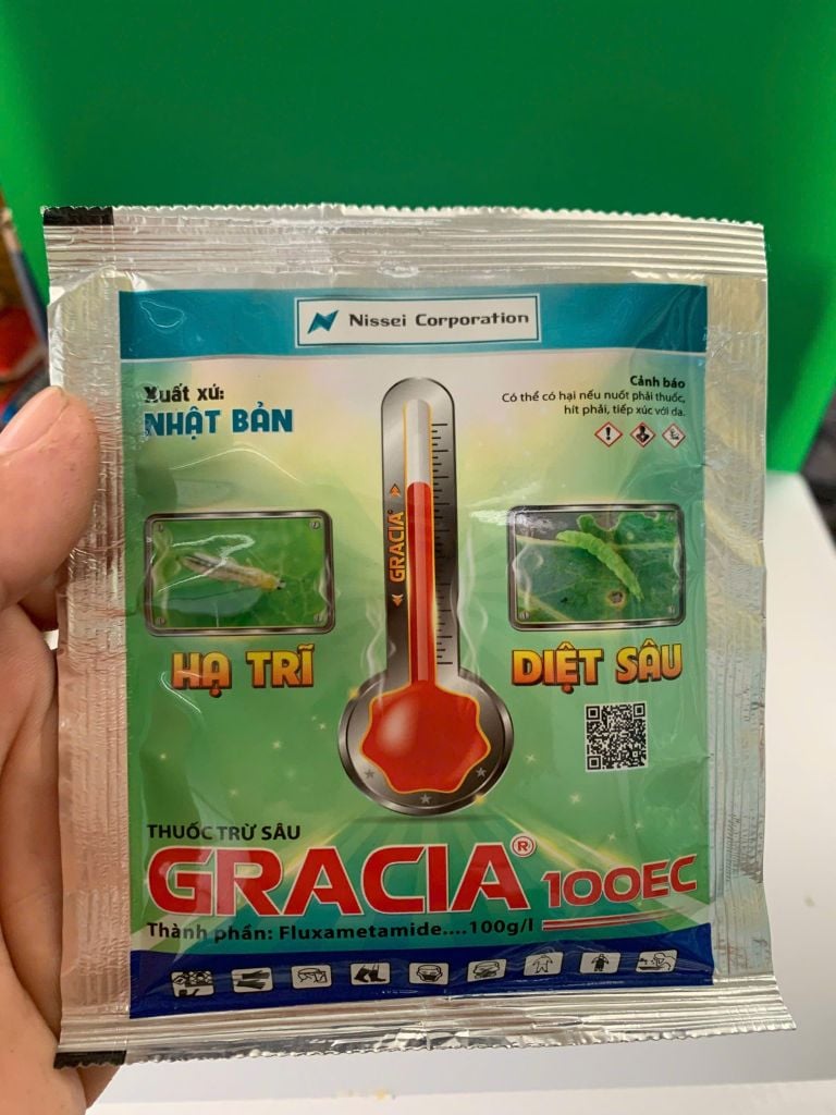 Thuốc trừ sâu GRACIA 100EC (gói 20ml) - xuất xứ NHẬT BẢN trừ bọ trĩ dưa hấu, sâu tơ bắp cải