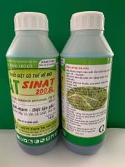 Thuốc trừ cỏ AT SINAT 200SL 1 lít: phá lâm, trừ cỏ mần trầu, cỏ chỉ, cỏ chát, thài lài, trừ cỏ trong vườn sầu riêng