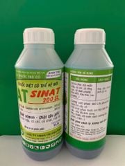 Thuốc trừ cỏ AT SINAT 200SL 1 lít: phá lâm, trừ cỏ mần trầu, cỏ chỉ, cỏ chát, thài lài, trừ cỏ trong vườn sầu riêng
