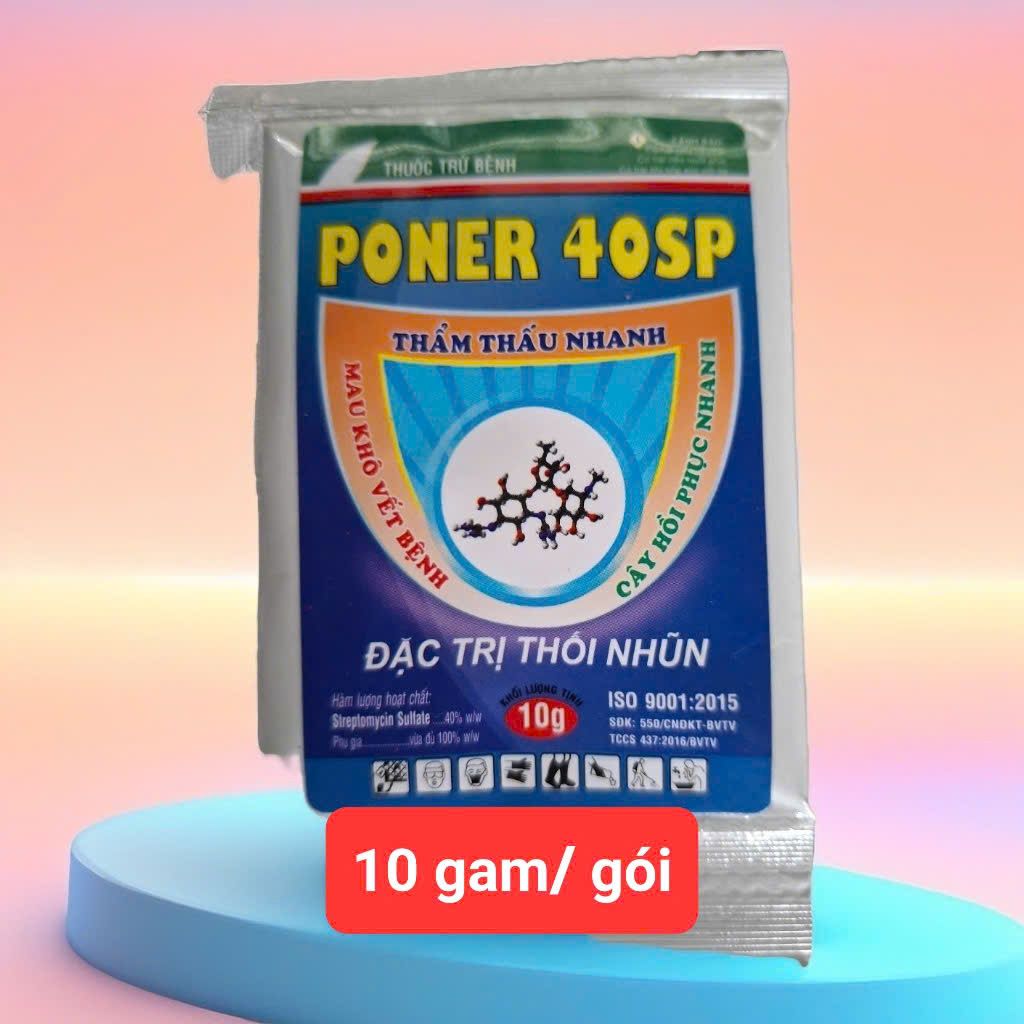 Thuốc trừ bệnh thối ngó cây sen, thối lá và thối rễ sen: Fugi max 25g và Sạch bệnh 1102 50g VÀ Poner 10gam