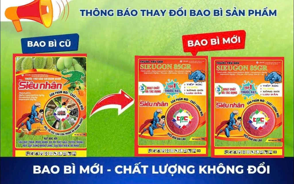 Combo Cyrux Gold 300EC và rải Siêu Nhân 85gr - Trừ sâu đầu đen hại dừa + Đuông dừa