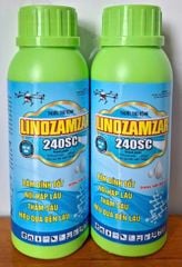 Thuốc trừ nấm bệnh LINOZAMZAR 240SC 240ml : thán thư ớt, thán thư xoài, thán thư sầu riêng, lem lép hạt trên lúa, bạc lá, cháy bìa lá, đạo ôn lúa, vàng lá hành, đốm vòng khoai lang, trừ sương mai, phấn trắng và thán thư
