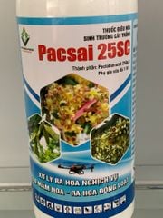 Paclobutrazol, Điều hòa sinh trưởng PACSAI 25SC 500ml xử lý ra hoa nghich vụ, tạo mầm hoa, ra hoa đồng loạt