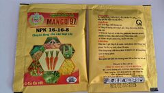 Phân bón lá NPK 16-16-8 hiệu MANGO 97 , 3 củ cà rốt