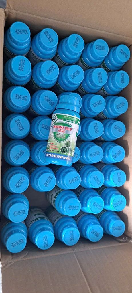 Thuốc đặc trị nấm bệnh DOSIMAX GOLD 45 SC 250ml: phòng trừ bệnh xì mủ, bệnh thán thư, bệnh thối trái trên sầu riêng và bệnh phấn trắng