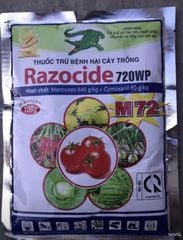 Thuốc trừ bệnh Razocide 720WP Sương mai, vàng lá, thán thư, rỉ sắt, rong rêu, sẹo trái, xì mủ - 100g
