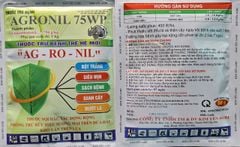 Combo trị nấm bệnh, thán thư, sương mai, đốm lá, thối thân: GRONIL 75WP 50GR + Sạch bệnh 1102 50GR App