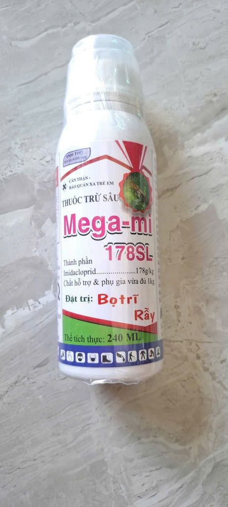 Megami 178SL: đặc trị bọ trĩ, bọ xít muỗi và rầy thánh giá trên lúa, tiêu và điều