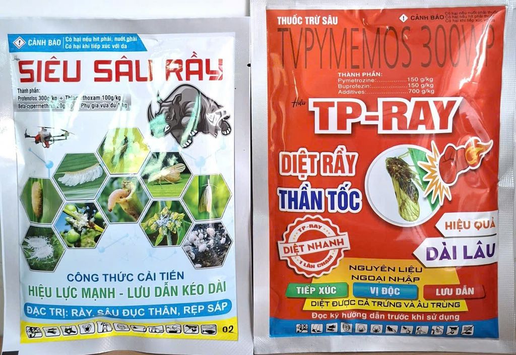 combo trừ sâu rầy rệp và đặc trị côn trùng chích hút: bọ trĩ, rầy xanh, rầy mềm, rầy nhảy, rệp sáp, mát cây, mát bông, không nóng